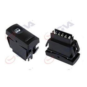 Gva 8012001 Ön Sağ Renault 19 -Master Tekli Cam Açma Anahtarı