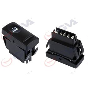 Gva 8012001 Ön Sağ Renault 19 -Master Tekli Cam Açma Anahtarı