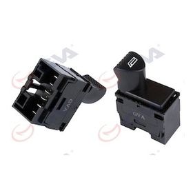 Gva 8021002 Fıat Albea Sol Kapı Sağ Cam Tekli Sürücü Cam Açma Anahtarı