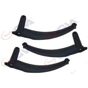 Gva 9103582 BMW E70 E71 X5 2006-2014 Uyumlu Siyah 3 Parça Kapı Tutamak Seti