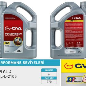 Gva 9920820 90W API GL-4 3 lt Şanzıman Yağı