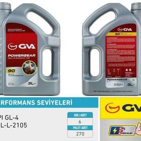 Gva 9920820 90W API GL-4 3 lt Şanzıman Yağı