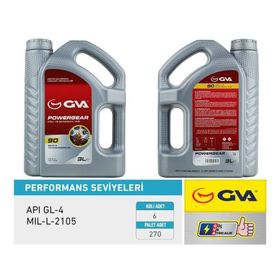 Gva 9920820 90W API GL-4 3 lt Şanzıman Yağı