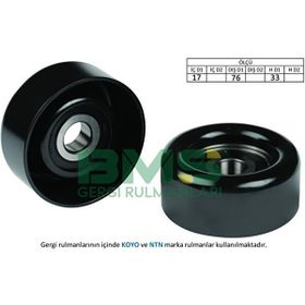 Gva H1-Starex-Sorento 2.5 CRDİ 01 76x33x17 WKM64012 Alternatör Gergi Rulmanı