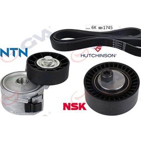 Gva K026PK1708 C5 01-04 -Xantia 99-03 -P206 00 P406 98-04 -P607 2.0 HDİ Kütüklü Alternatör Gergi Kiti