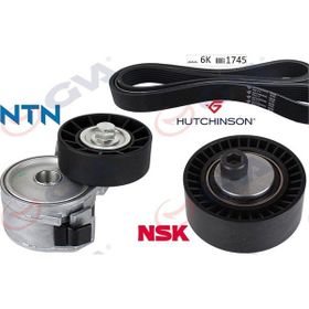 Gva K026PK1708 C5 01-04 -Xantia 99-03 -P206 00 P406 98-04 -P607 2.0 HDİ Kütüklü Alternatör Gergi Kiti
