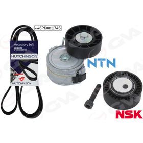 Gva K026PK1708 C5 01-04 -Xantia 99-03 -P206 00 P406 98-04 -P607 2.0 HDİ Kütüklü Alternatör Gergi Kiti