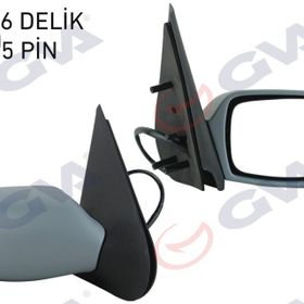 Gva VM-306EHPR Fiesta 96 Mazda 121 96 Elektrikli Isıtmalı Astarlı Konveks Sağ Dış Dikiz Aynası