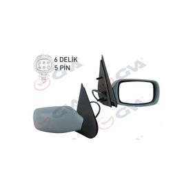 Gva VM-306EHPR Fiesta 96 Mazda 121 96 Elektrikli Isıtmalı Astarlı Konveks Sağ Dış Dikiz Aynası