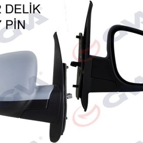 Gva VM-6132EHPAS Kangoo-Citan 13 Elektrikli Isıtmalı Sensörlü Astarlı Asferik 7 Fiş Sağ Dış Dikiz Aynası