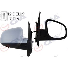 Gva VM-6132EHPAS Kangoo-Citan 13 Elektrikli Isıtmalı Sensörlü Astarlı Asferik 7 Fiş Sağ Dış Dikiz Aynası