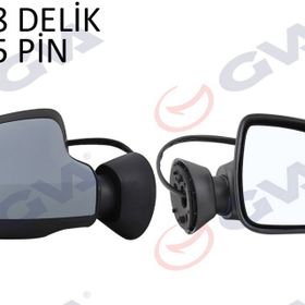 Gva VM-6802EHPR Duster 11 Elektrikli IsItmalI AstarlI Konveks 5 Fiş Sağ Dış Dikiz Aynası