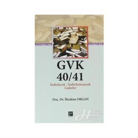 GVK40/41 İNDIRILECEK - IİDIRILEMEYECEK GIDERLER - İBRAHIM ORGAN