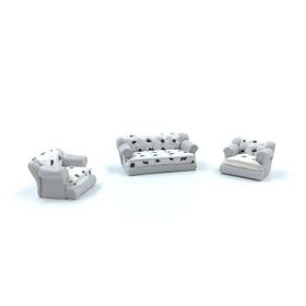 Gvn Art 1:50 Ölçek Koltuk Takımı N:SF-180 Maket