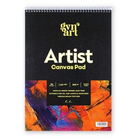 Gvn Art 300 gr A4 10 Yaprak Profesyonel Artist Canvas Pad Tuval Defter