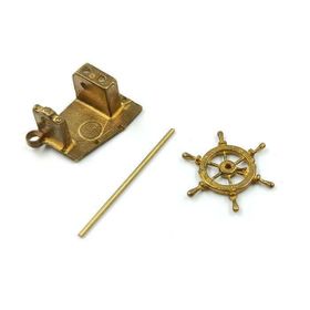 Gvn Art 5734775 Pirinç Gemi Dümen Çarkı Seti 19 mm N:17G Maket