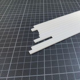 Gvn Art 5795604 4x2 mm 50 cm 10 Adet E Profil Plastik Çıta