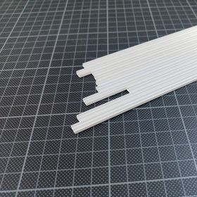 Gvn Art E Profil Plastik Çıta 5x2,5 mm 50 cm 10 Adet Maket