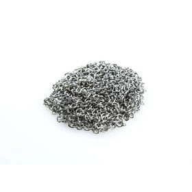 Gvn Art Gümüş rengi Metal Zincir Çapraz 3x4 mm 3 mt Maket