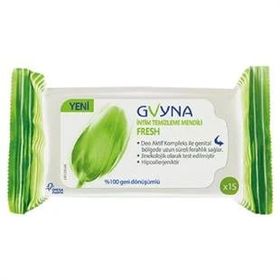 Gvyna Pharma İntim 15 Yaprak Temizleme Mendili