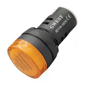 Gwest 16-S 220V 16 mm Sarı Led'li Sinyal Lambası