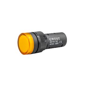 Gwest 16-S 220V 16 mm Sarı Led'li Sinyal Lambası
