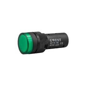 Gwest 16-Y 220V 16 mm Yeşil Led'li Sinyal Lambası