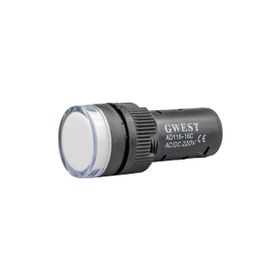 Gwest 16C-110V-B 110V 16 mm Beyaz Ledli Sinyal