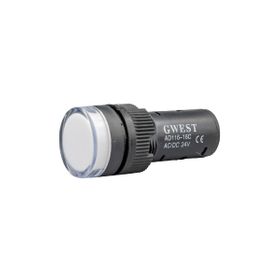 Gwest 16C-24V-B 24V 16 mm Beyaz Ledli Sinyal
