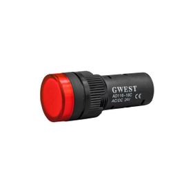 Gwest 16C-24V-K 24V 16 mm Kırmızı Ledli Sinyal