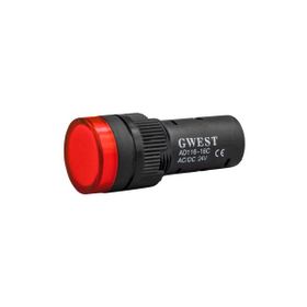 Gwest 16C-24V-K 24V 16 mm Kırmızı Ledli Sinyal