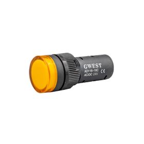 Gwest 16C-24V-S 24V 16 mm Sarı Ledli Sinyal