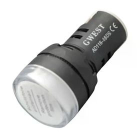 Gwest 22-110V-B 110V 22 mm Beyaz Led'li Sinyal Lambası