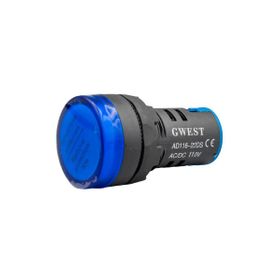 Gwest 22-110V-M 110V 22 mm Mavi Led'li Sinyal Lambası