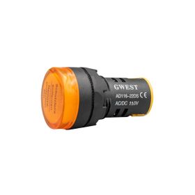 Gwest 22-110V-S 110V 22 mm Sarı Led'li Sinyal Lambası