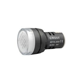 Gwest 22-24V-B 24V 22 mm Beyaz Led'li Sinyal Lambası
