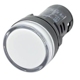 Gwest 22-24V-B 24V 22 mm Beyaz Led'li Sinyal Lambası
