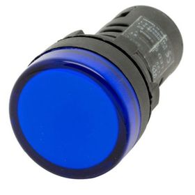 Gwest 22-24V-M 24V 22 mm Mavi Led'li Sinyal Lambası