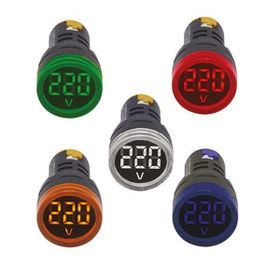 Gwest 22 VS-B 24-450V Beyaz AD-116 Serisi Voltmetre