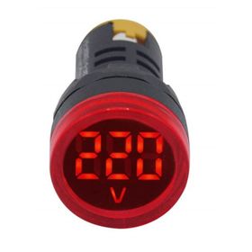 Gwest 22 VS-K 24-450V Kırmızı AD-116 Serisi Voltmetre