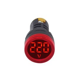Gwest 22 VS-K 24-450V Kırmızı AD-116 Serisi Voltmetre