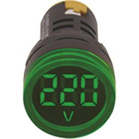Gwest 22 VS-Y 24-450V Yeşil AD-116 Serisi Voltmetre