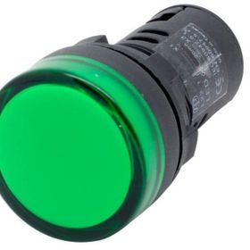 Gwest 22-Y 220V 22 mm Yeşil Led'li Sinyal Lambası