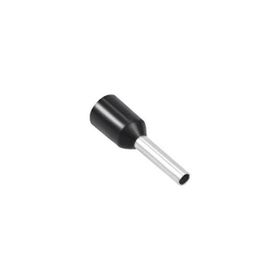 Gwest 2307 6.0 mm² İzoleli Çift Girişli Siyah Yüksük