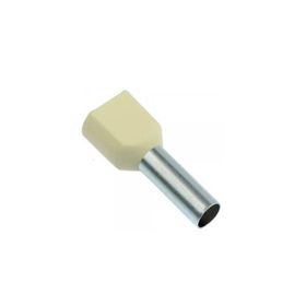 Gwest 2308 10 mm² Çift Girişli İzoleli Bej Yüksük
