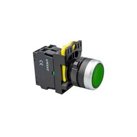 Gwest 6011 Yeşil Led 1 NA 220 V AC/DC Işıklı Yaylı Buton