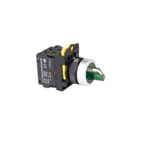 Gwest 6043 Yeşil 1 NA 0-1 Pozisyon 24 V AC/DC Işıklı Mandal Buton