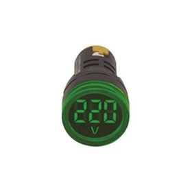 Gwest 6502 Yeşil 24 V 550 V 22 mm Voltmetre