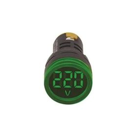 Gwest 6502 Yeşil 24 V 550 V 22 mm Voltmetre