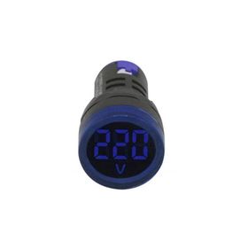 Gwest 6504 Mavi Ledli 24-550 V 22 mm Voltmetre
